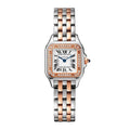 Panthère de Cartier Small Model | 22mm, Two-Tone Steel & 18K Rose Gold, Silver Dial
