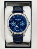 2021 Patek Philippe Perpetual Calendar 39mm 5327G White Gold Blue Dial