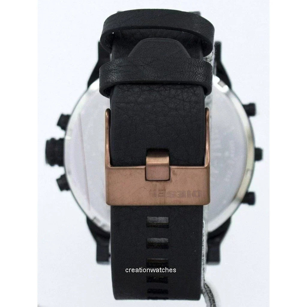 Diesel DZ7400 Mr. Daddy 2.0 Chronograph Men's Watch – Black Dial & Black Stainless Steel Strap