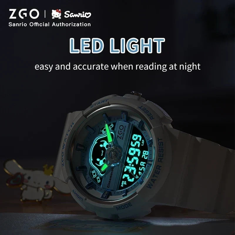 ZGO X Sanrio Cinnamoroll Electronic Watch for girls