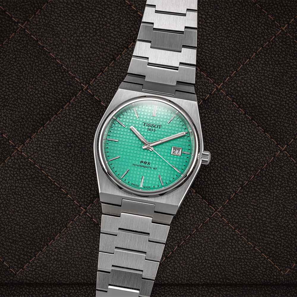 PRX Automatic Powermatic 80 40mm - Mint Green on Bracelet